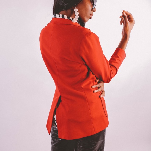 Vintage Red Day Blazer - Picture 2 of 4